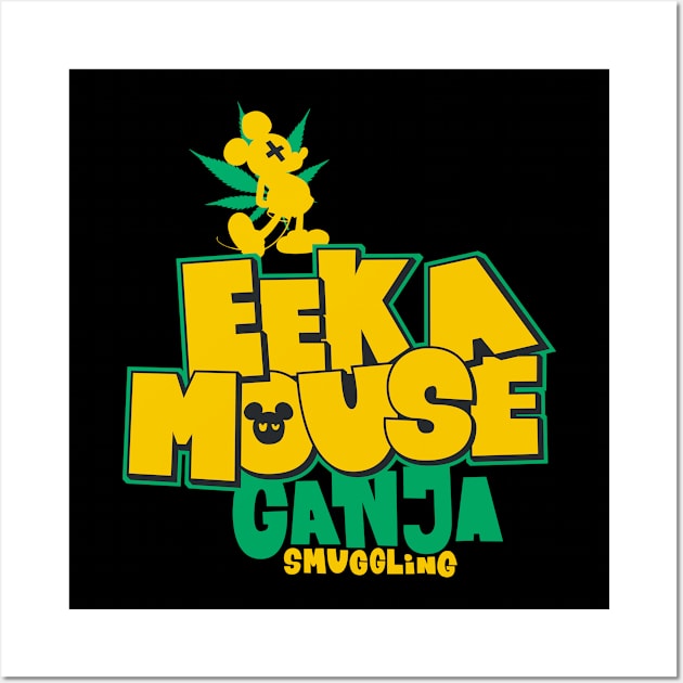 EEK a Mouse: Groove to the Rhythmic Beats of this Reggae Legend! Wall Art by Boogosh